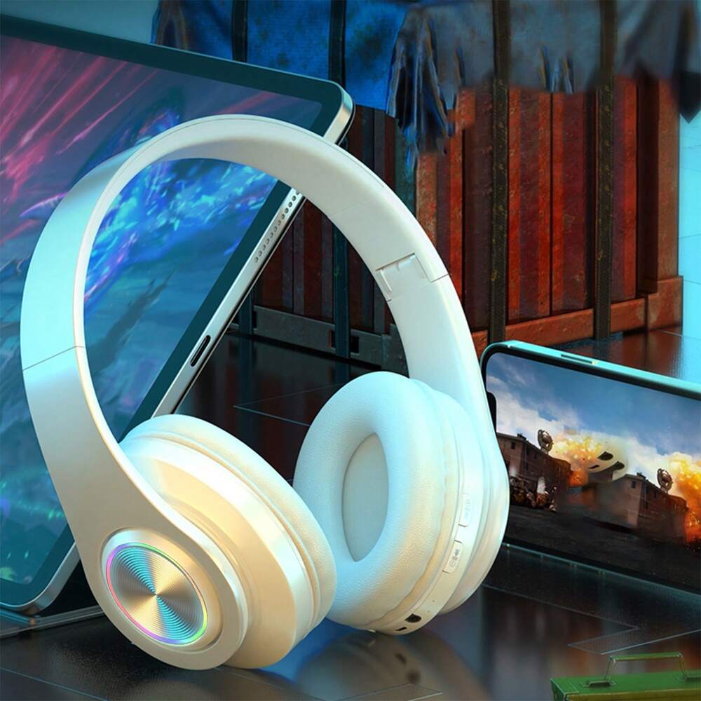 Over-Ear Wireless Noise Canceling Headphones – Foldable HiFi Stereo Long Playtime Gaming & Music Headset Lightweight Gift for Men & Women