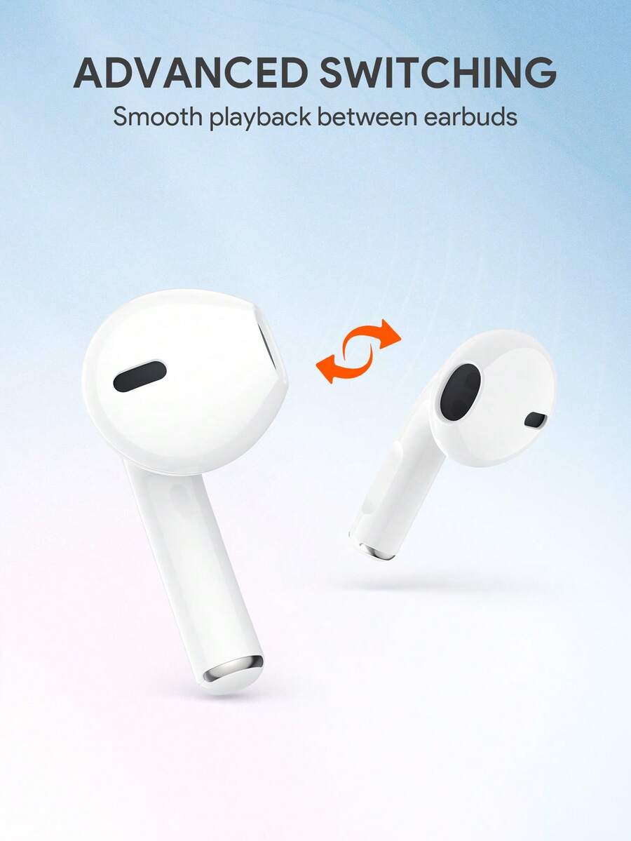 Wireless Earbuds Bluetooth 5.3 with Premium Sound – Auto Pairing Lightweight Waterproof Headphones for iOS Android Sports & Workout