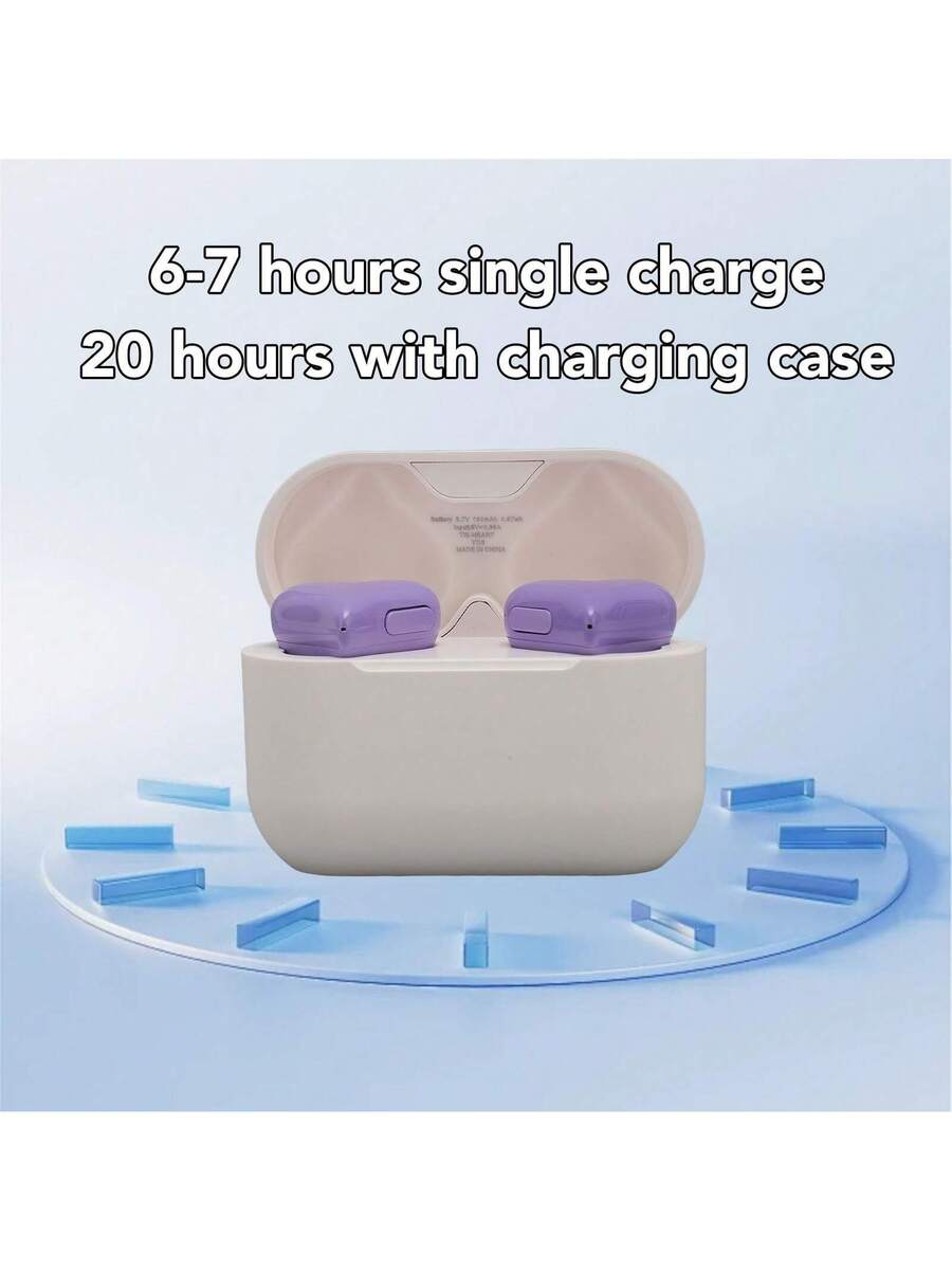 Heart Shaped Bluetooth 5.3 Earbuds – HiFi Stereo Noise Canceling In-Ear Headphones with Charging Case for Couples Valentine Travel Sport