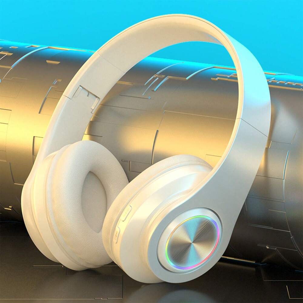 Over-Ear Wireless Noise Canceling Headphones – Foldable HiFi Stereo Long Playtime Gaming & Music Headset Lightweight Gift for Men & Women