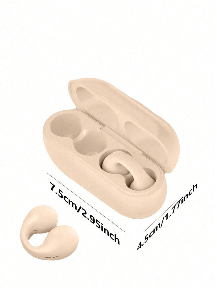 Wireless Clip-On Sports Headset – Noise Reduction Enhanced Music Effect Lightweight for Running Gym Fitness