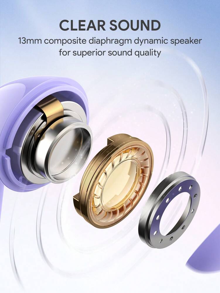 Wireless Earbuds Bluetooth 5.3 with Premium Sound – Auto Pairing Lightweight Waterproof Headphones for iOS Android Sports & Workout