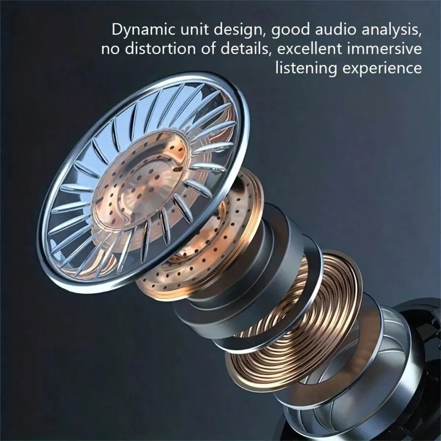 Bluetooth True Wireless Earbuds with LED Battery Display – Long Battery Life, In-Ear Design