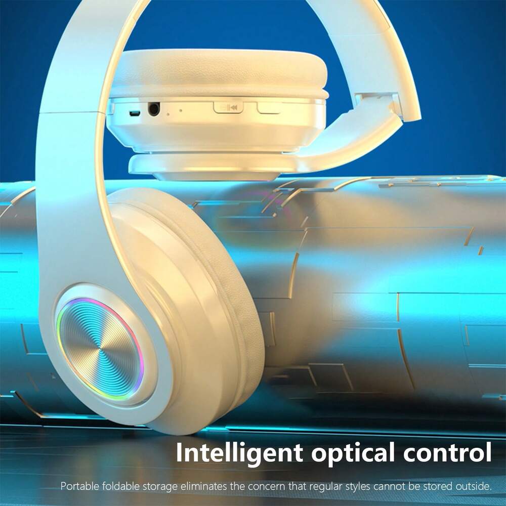 Over-Ear Wireless Noise Canceling Headphones – Foldable HiFi Stereo Long Playtime Gaming & Music Headset Lightweight Gift for Men & Women