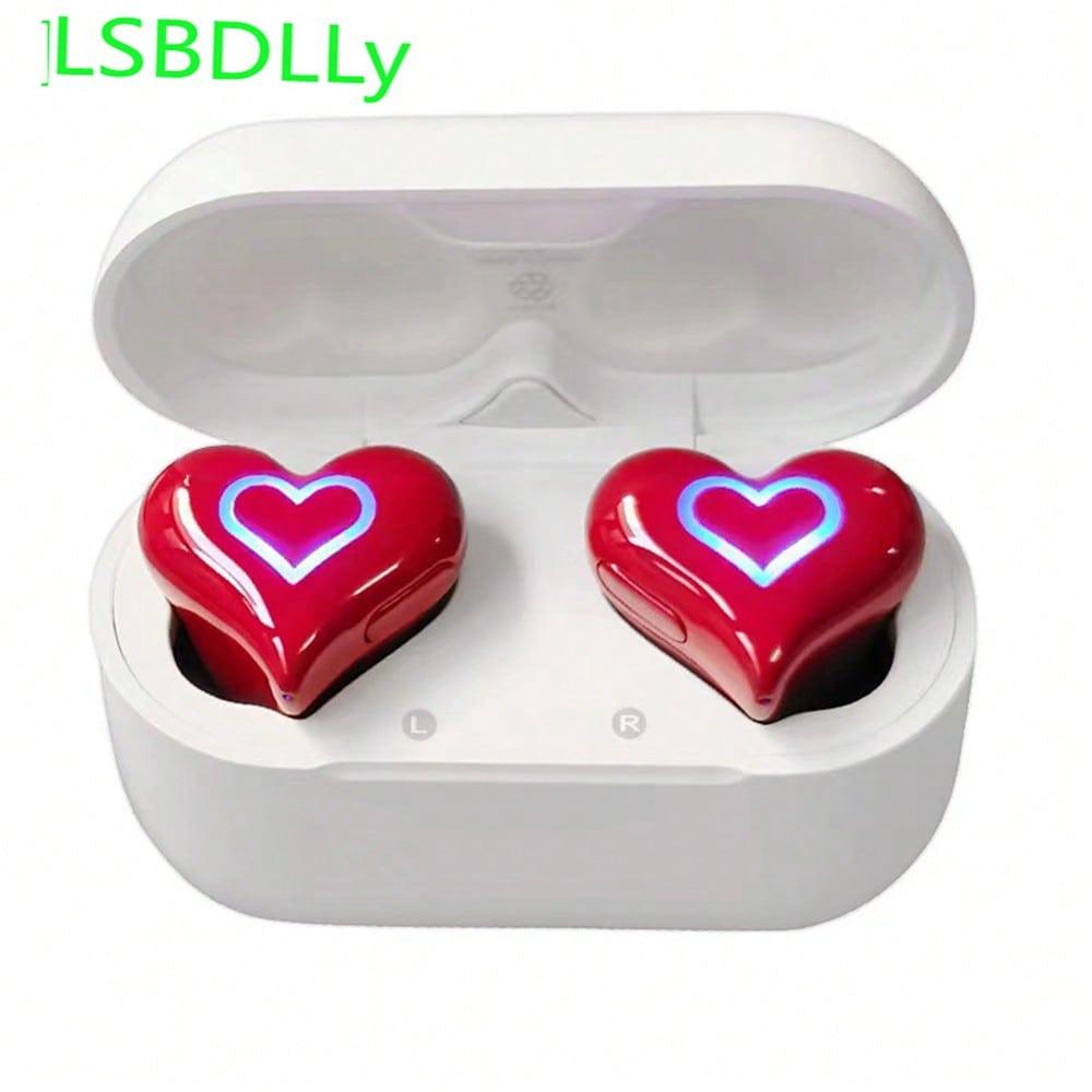 Love Keys Colorful Wireless Earphones – In-Ear Noise Canceling Headphones with Mic for Cycling Fitness Exercise Holiday Birthday Gift