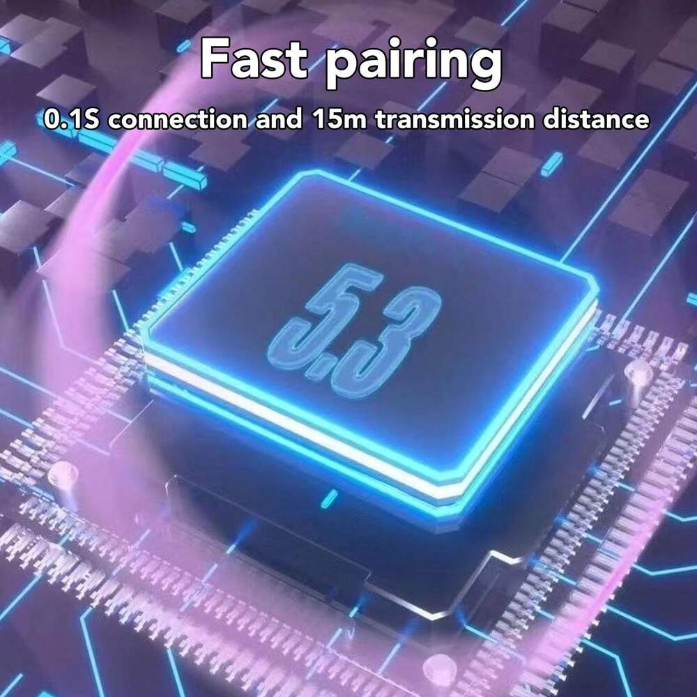 Heart Shaped Bluetooth 5.3 Earbuds – HiFi Stereo Noise Canceling In-Ear Headphones with Charging Case for Couples Valentine Travel Sport