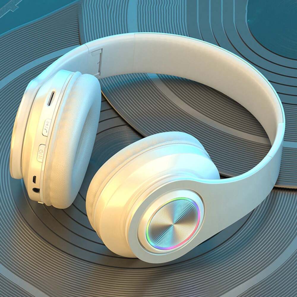 Over-Ear Wireless Noise Canceling Headphones – Foldable HiFi Stereo Long Playtime Gaming & Music Headset Lightweight Gift for Men & Women