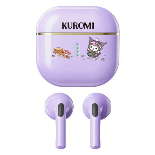 Hello Kitty TWS Wireless Earphones – Cute Sanrio Bluetooth In-Ear Headphones with Noise Reduction for Music & Sports Gift Idea