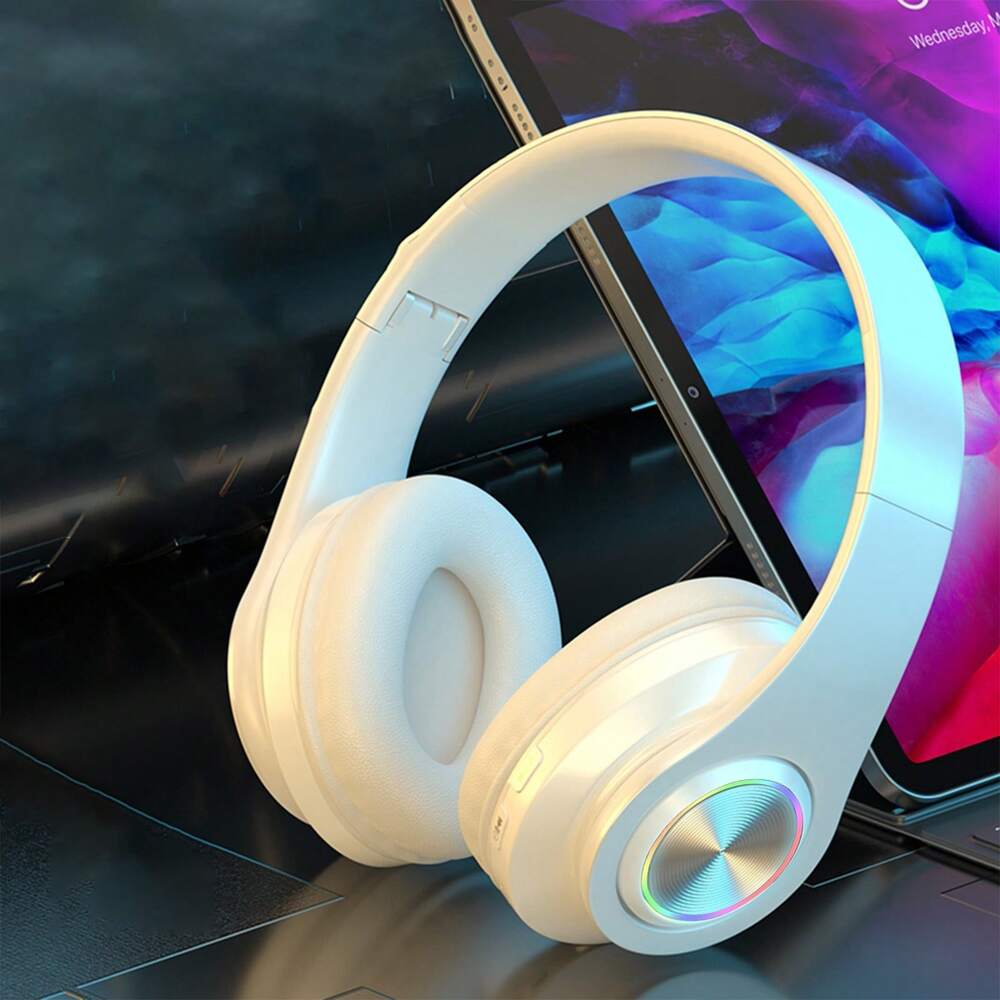 Over-Ear Wireless Noise Canceling Headphones – Foldable HiFi Stereo Long Playtime Gaming & Music Headset Lightweight Gift for Men & Women