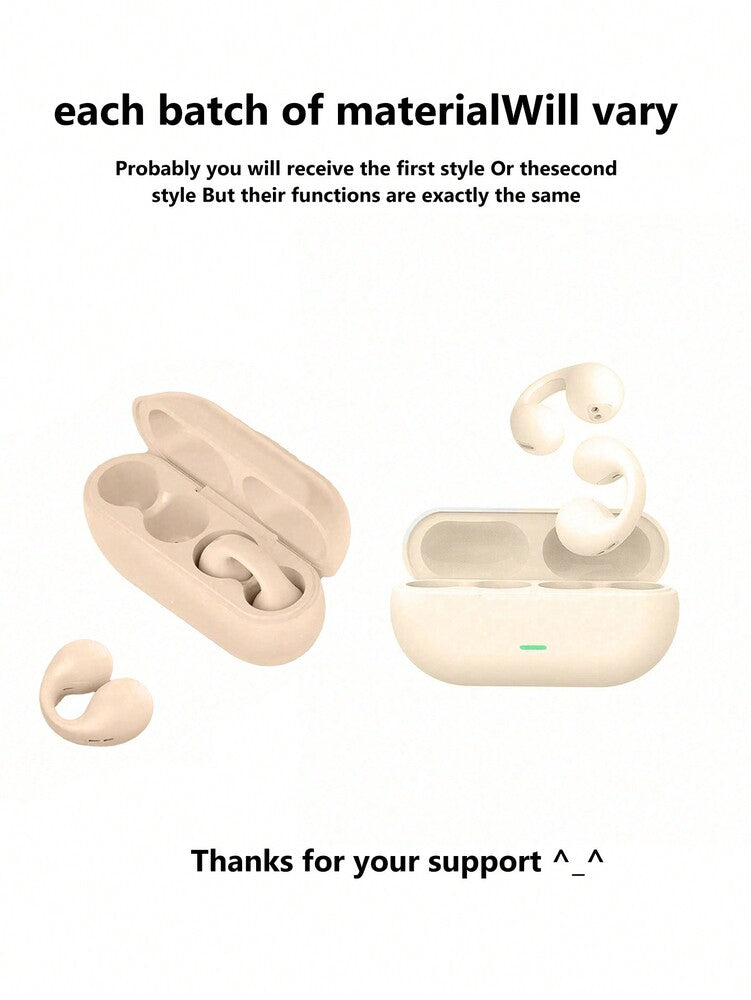 Wireless Clip-On Sports Headset – Noise Reduction Enhanced Music Effect Lightweight for Running Gym Fitness