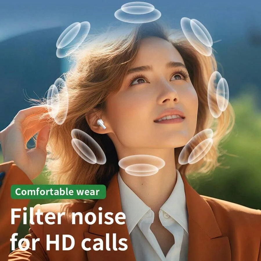 J20 Wireless In-Ear Headphones - Suitable for Daily Wear, Driving, Sports, and Running