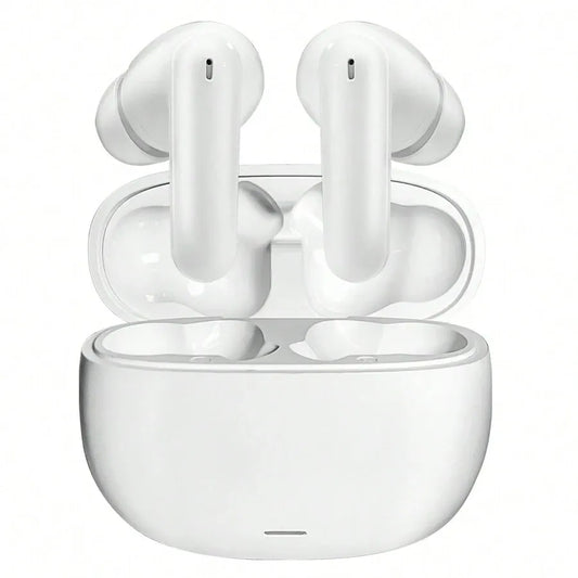 Wireless Earbuds, BT5.2V Stereo Earbuds, Wireless In-Ear Headphone Noise-Cancelling Microphone, 32H Playback Time USB Charging Case