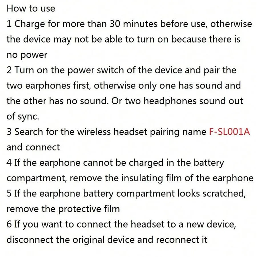 1PC Single Wireless Bluetooth Headphones Business Earphone with Microphone - Rechargeable and Standby