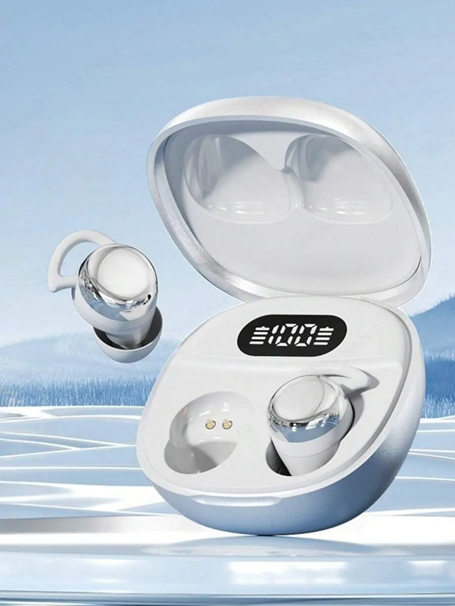 SENYANG 2025 TWS Bluetooth Earbuds – Macaron Style with LED Display & Charging Case (Pink)