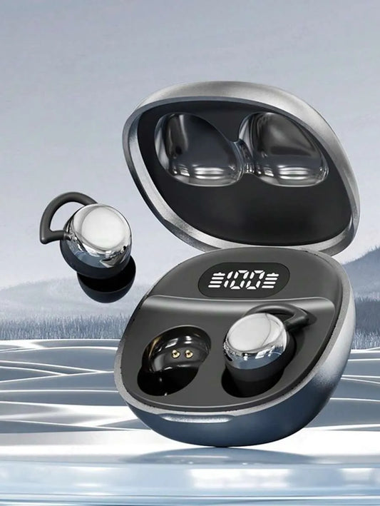 SENYANG 2025 TWS Bluetooth Earbuds – Macaron Style with LED Display & Charging Case (Pink)