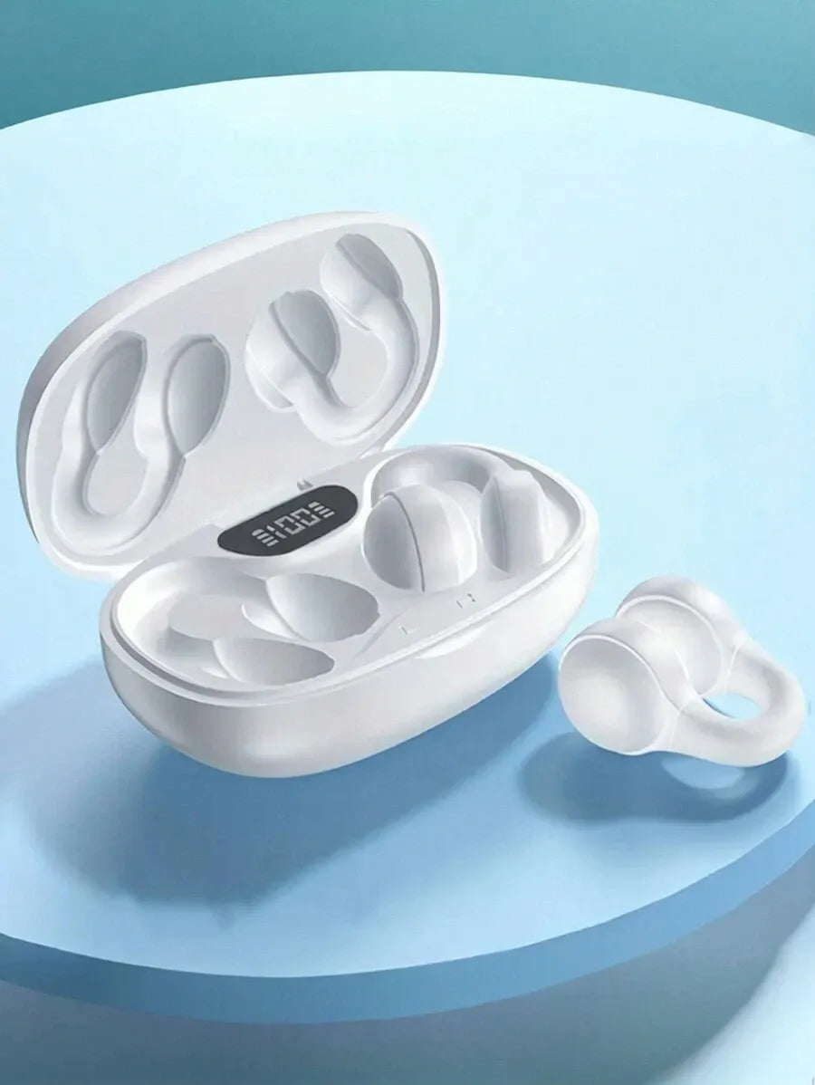 Wireless Earphones Touch Control Earphones Clip-On Earphones Compatible with iPhone Earbuds