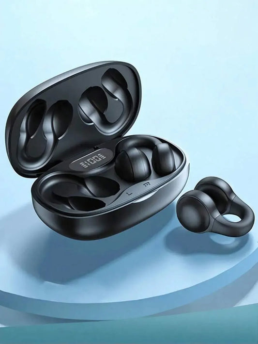 Wireless Earphones Touch Control Earphones Clip-On Earphones Compatible with iPhone Earbuds