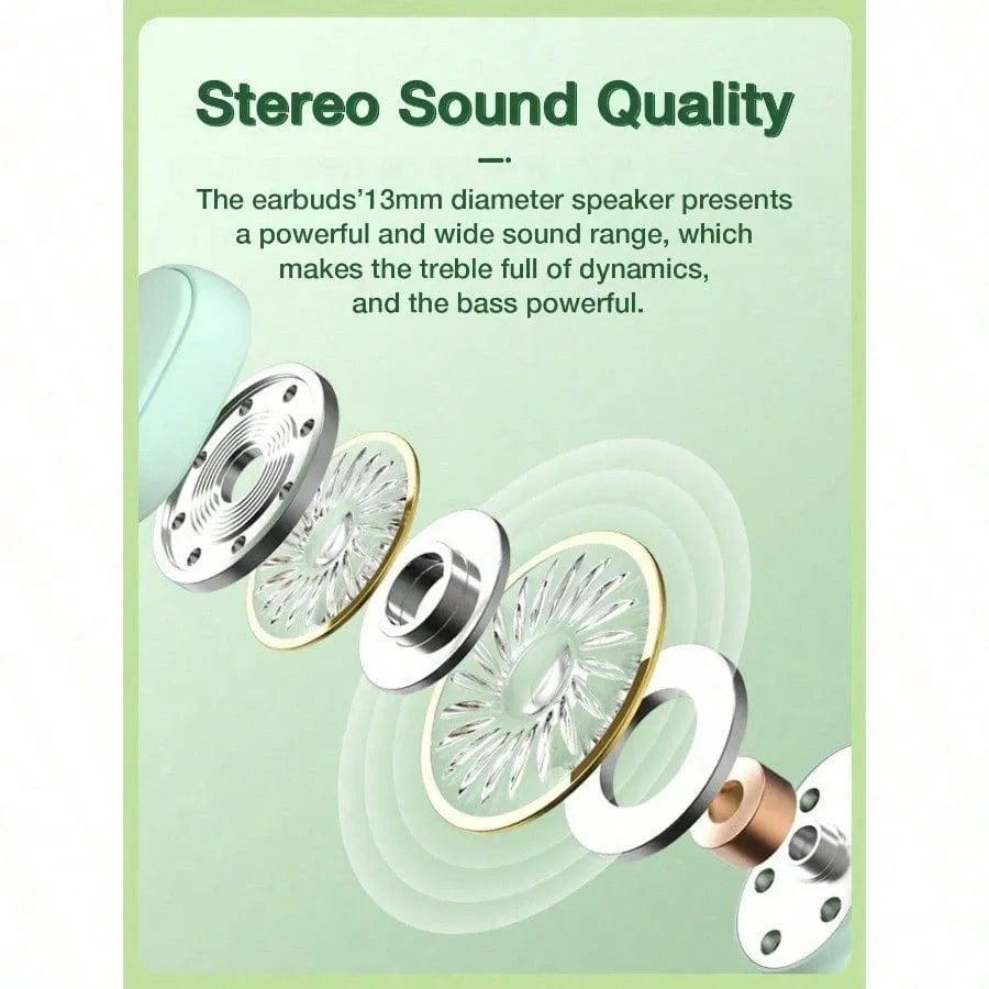 The Latest Headphones For 2025, In Ear Headphones - Compact And Portable Design, Intelligent Noise Cancelling Bluetooth Earbuds