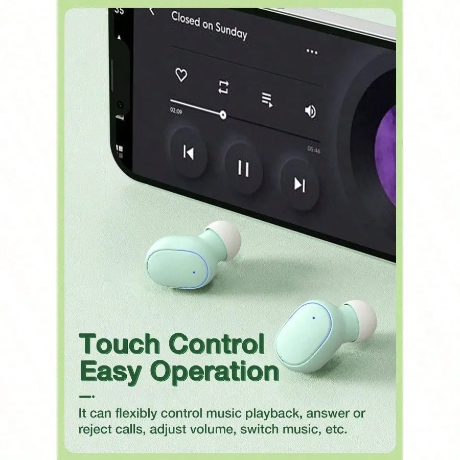 The Latest Headphones For 2025, In Ear Headphones - Compact And Portable Design, Intelligent Noise Cancelling Bluetooth Earbuds