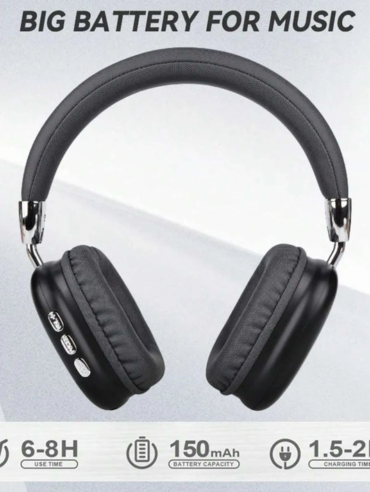 Upgraded High-Quality Wireless Earphones, Lightweight And Foldable Design, Built-In Microphone, Suitable For Travel And Work