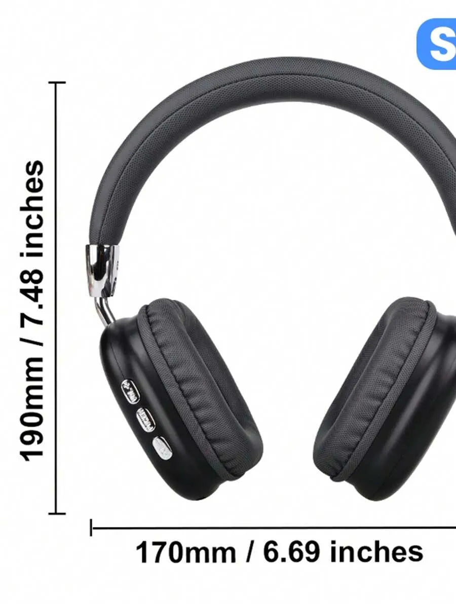 Upgraded High-Quality Wireless Earphones, Lightweight And Foldable Design, Built-In Microphone, Suitable For Travel And Work