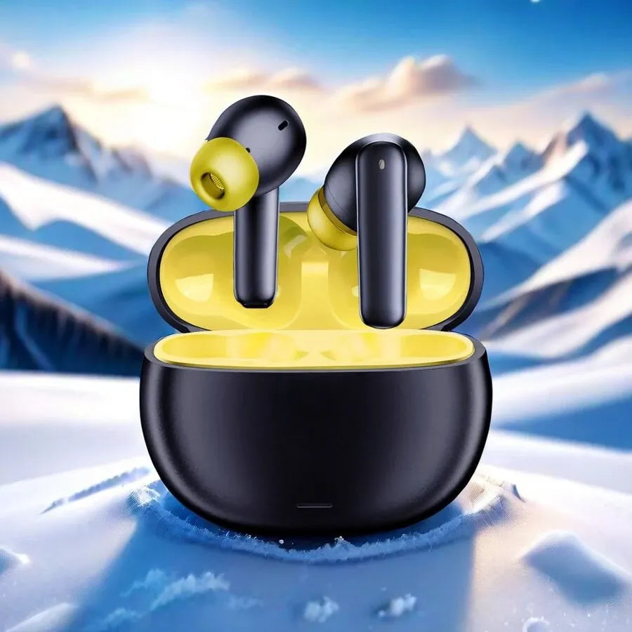 Wireless Earbuds, BT5.2V Stereo Earbuds, Wireless In-Ear Headphone Noise-Cancelling Microphone, 32H Playback Time USB Charging Case