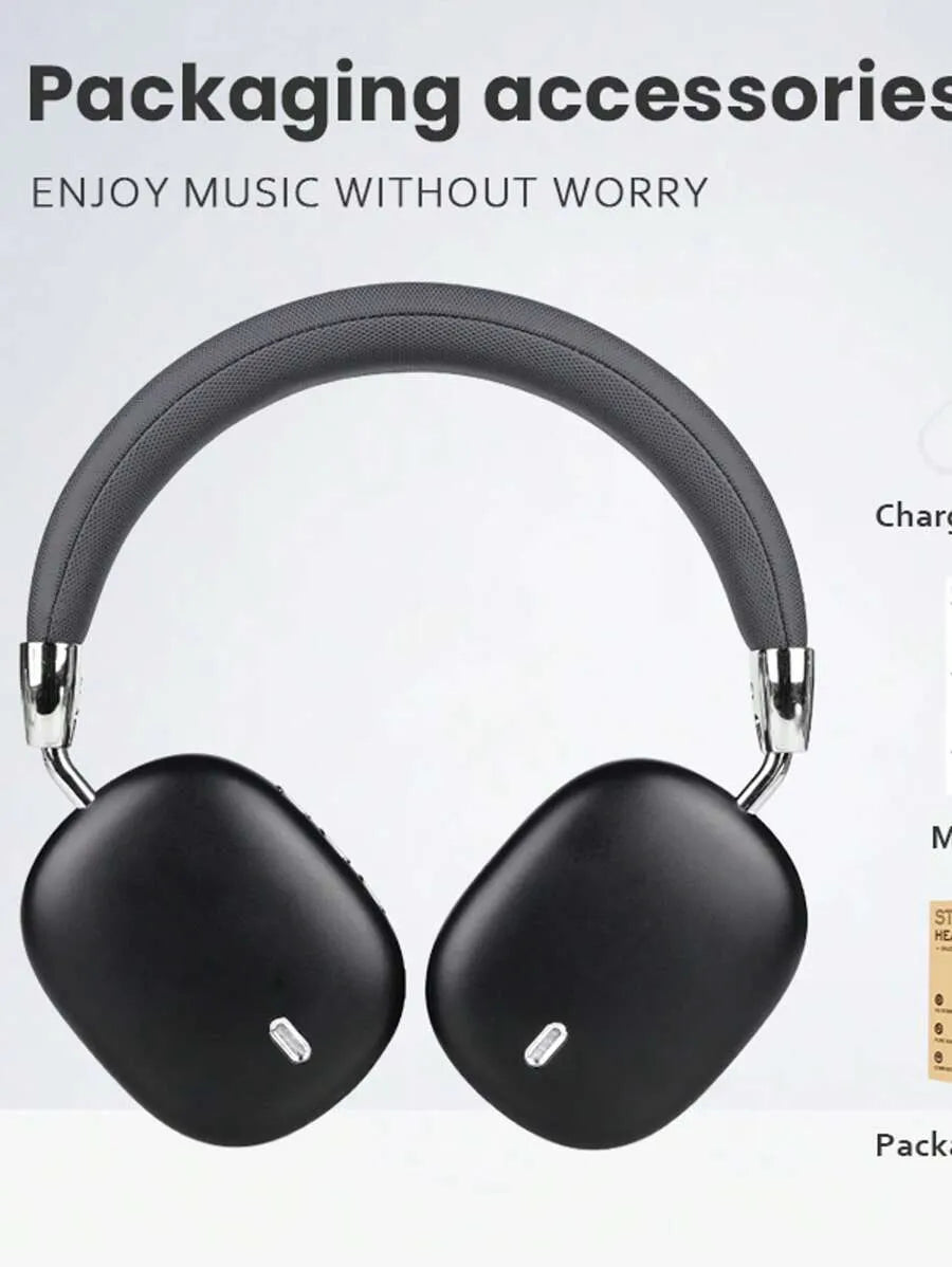 Upgraded High-Quality Wireless Earphones, Lightweight And Foldable Design, Built-In Microphone, Suitable For Travel And Work