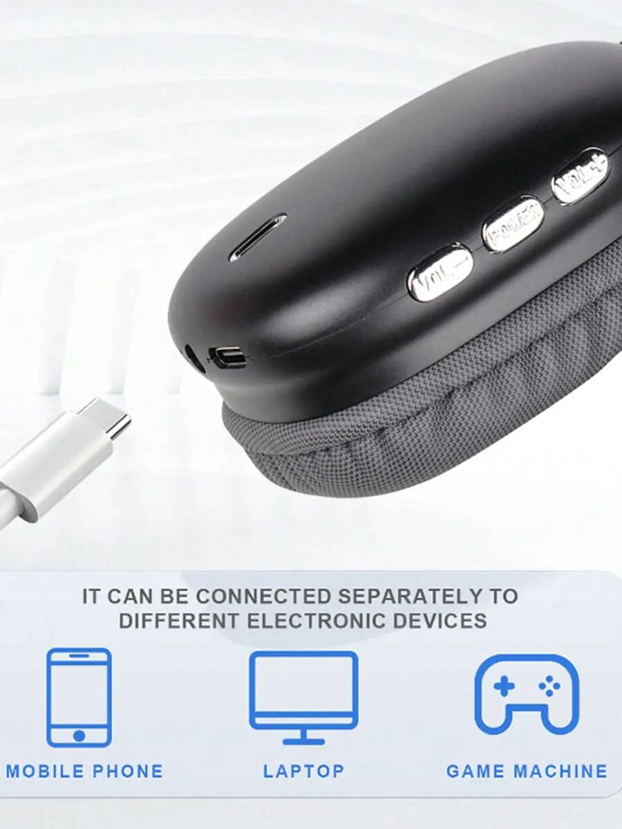 Upgraded High-Quality Wireless Earphones, Lightweight And Foldable Design, Built-In Microphone, Suitable For Travel And Work